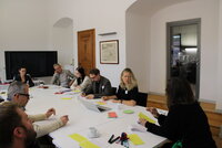 Tagung Workshop work table