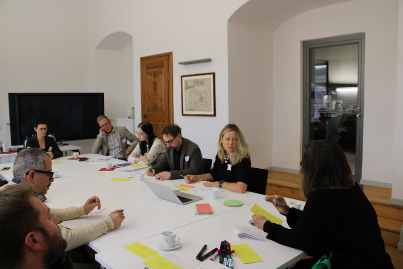 Tagung Workshop work table