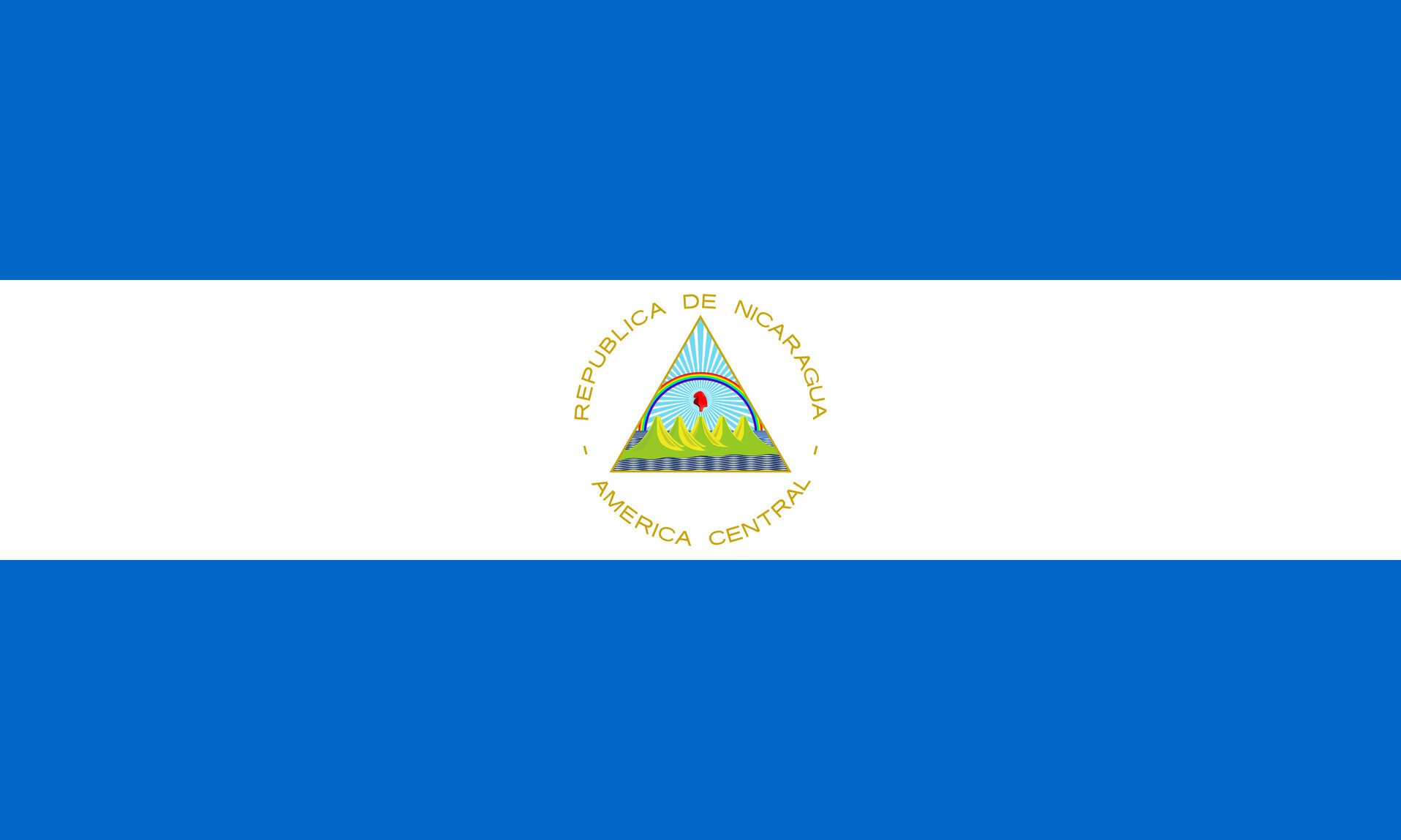 Nicaragua Flagge