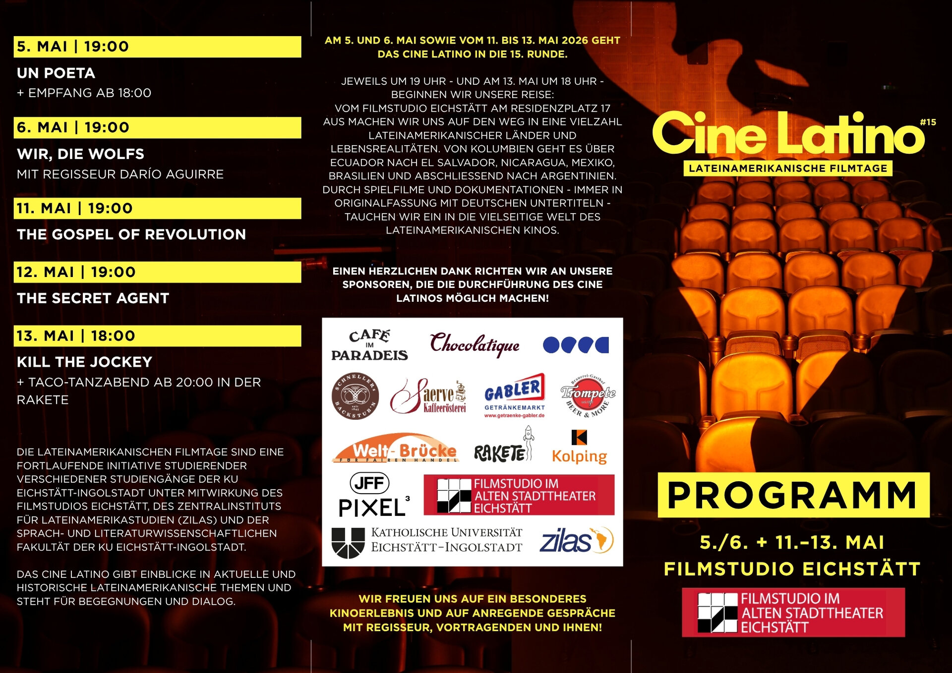 Flyer Cine Latino 15