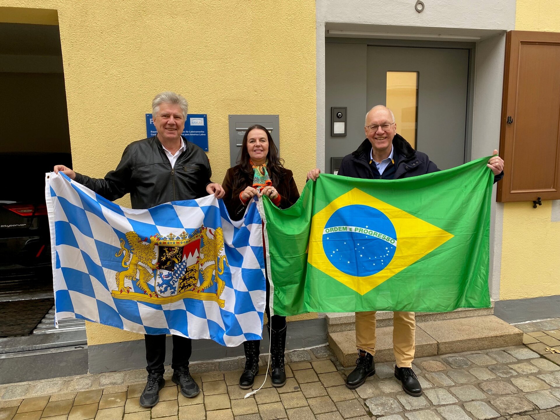 Herr Witschel, Herr Garlik, Frau de Melo