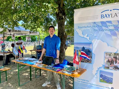Ricardo beim InfoStand