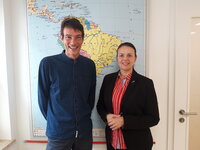 Dr.-Ing. Tobias Arera-Rütenik zu Besuch bei BAYLAT