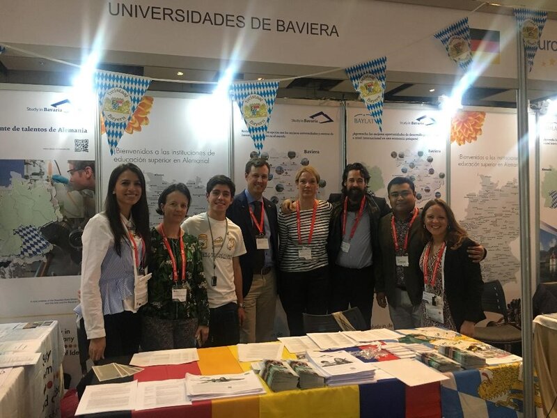 Bayerischer Stand in Bogota Messe
