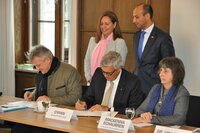 Frau Dr. de Melo bei der Eröffnung des Büros ProChile in München