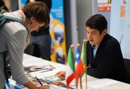 Bild des Standes in der TH Aschaffenburg 