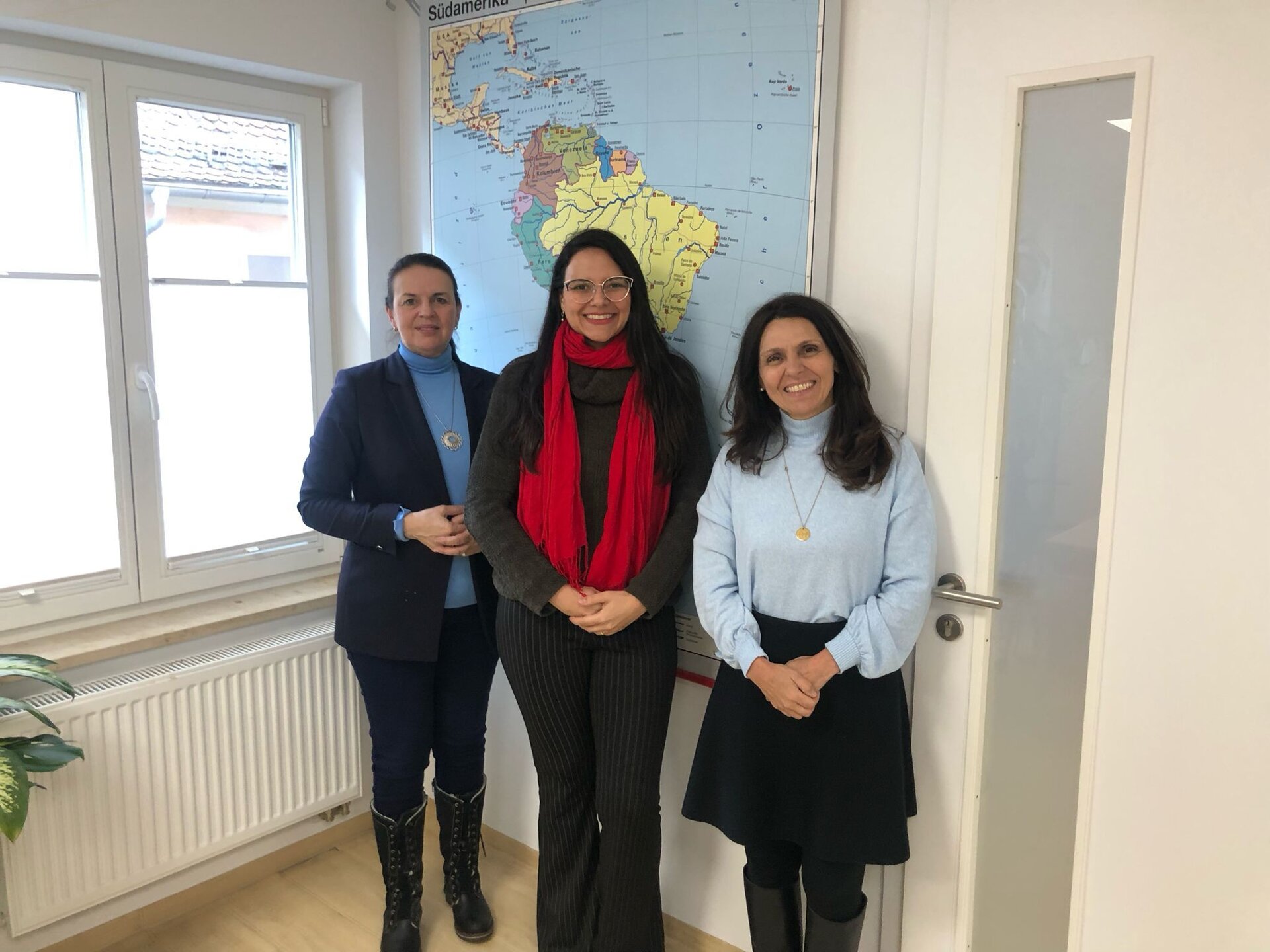 v.l.n.r. Dr. Irma de Melo, Lilian Valério, Polliana Sattler