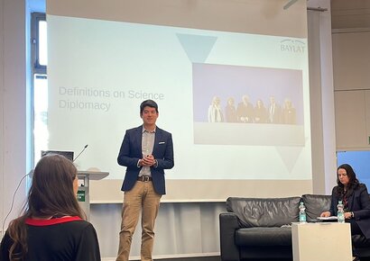 Ricardo Hagn beim Vortrag