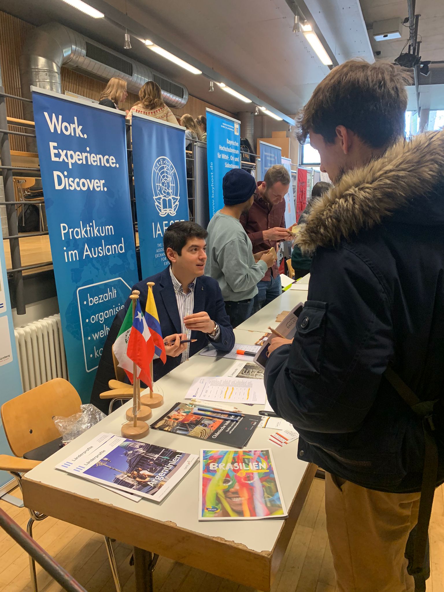 Ein Stand auf dem International Day