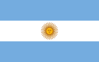 Flagge Argentinien