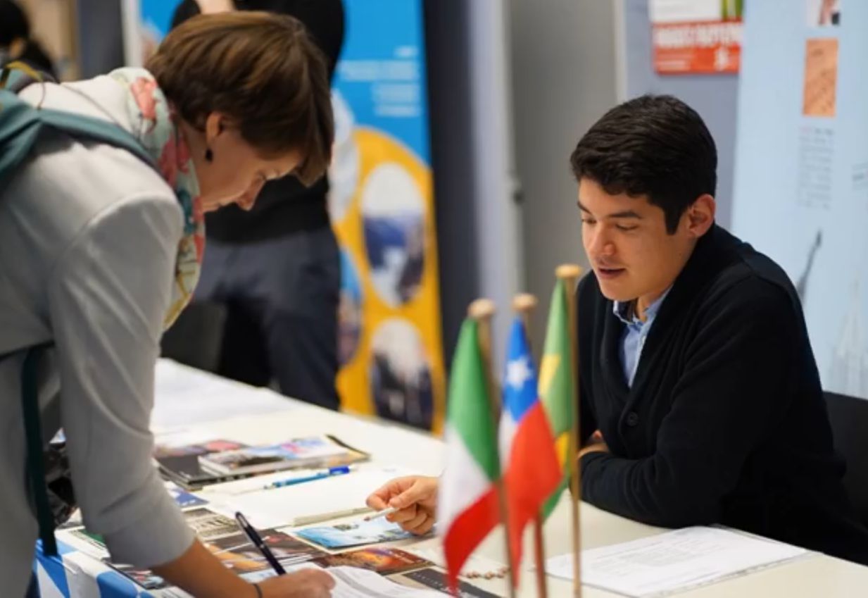 Bild des Standes in der TH Aschaffenburg 